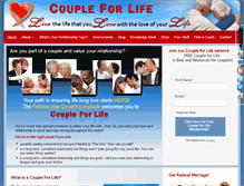 Tablet Screenshot of coupleforlife.com